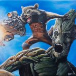 Rocket and Groot Guardians of the Galaxy